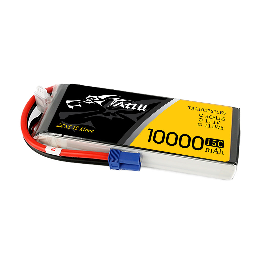 Tattu 10000 mAh 11,1 V 15C 3S Lipo-Akkupack