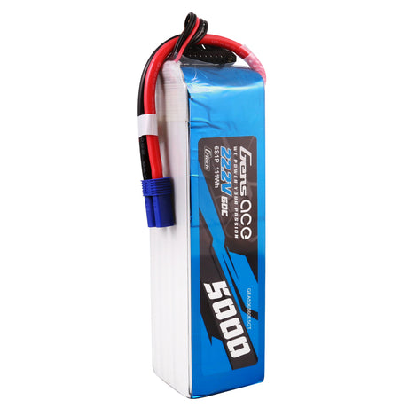 Gens ace G-Tech 5000 mAh 22,2 V 60C 6S1P Lipo-Akkupack mit EC5-Stecker