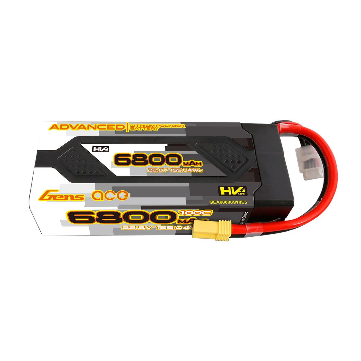 Gens ace Advanced 6800mAh 22,8V 100C 6S1P HardCase 61#Lipo-Akkupack mit EC5