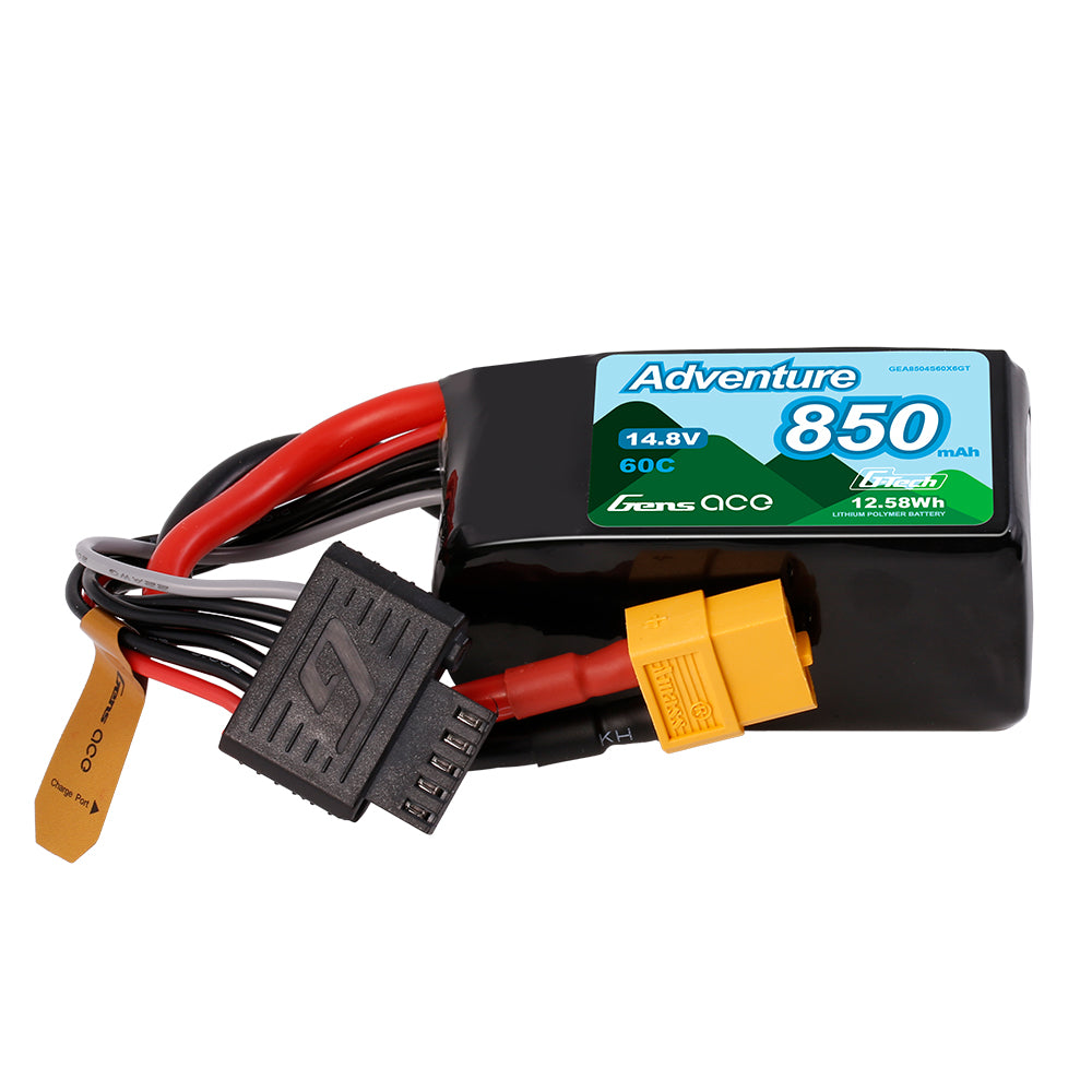 Gens ace G-Tech 850mAh 4S1P 14.8V 60C Adventure RC car Lipo Battery