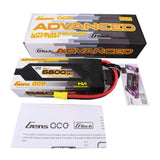 Gens ace G-Tech Advanced 6800 mAh 22,8 V 100C 6S1P HardCase 61#Lipo-Akkupack mit EC5