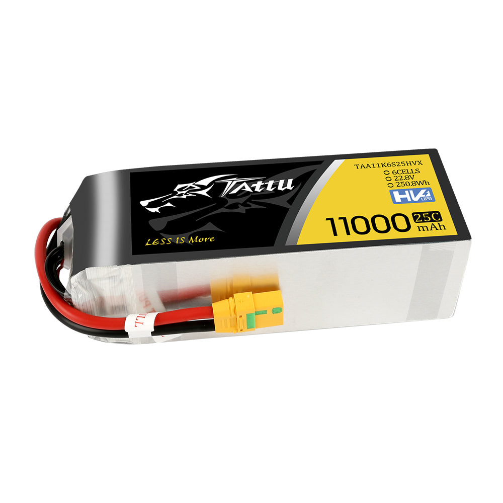 Tattu 11000 MAH 22,8 V HV 25C 6S1P Lipo-Akkupack mit XT90-S (funkensicherer) Stecker