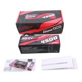 Gens ace G-Tech 4500mAh 6S1P 22.2V 60C HardCase RC car Lipo Battery 14#