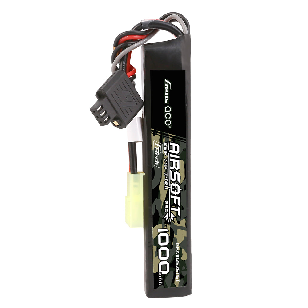 Gens ace G-Tech 25C 1000 mAh 2S1P 7,4 V Airsoft Gun Lipo Akku mit Mini-Tamiya-Stecker