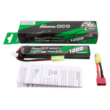Gens Ace 25C 1200mAh 3S1P 11.1V Saddle Airsoft Gun Lipo Battery with mini Tamiya Plug