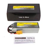 Tattu 6000mAh 29.6V 8S1P 150C 177.6Wh LiPo Battery with XT90-S