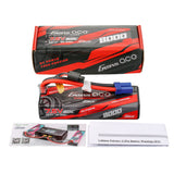 Gens ace G-Tech 8000mAh 2S1P 7.6V 60C High Voltage Lipo Battery with EC5 plug