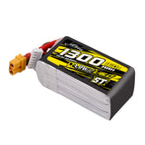 Tattu R-Line Version 6.0 1300mAh 22.2V 160C 6S1P Lipo Battery Pack with XT60U-F Plug