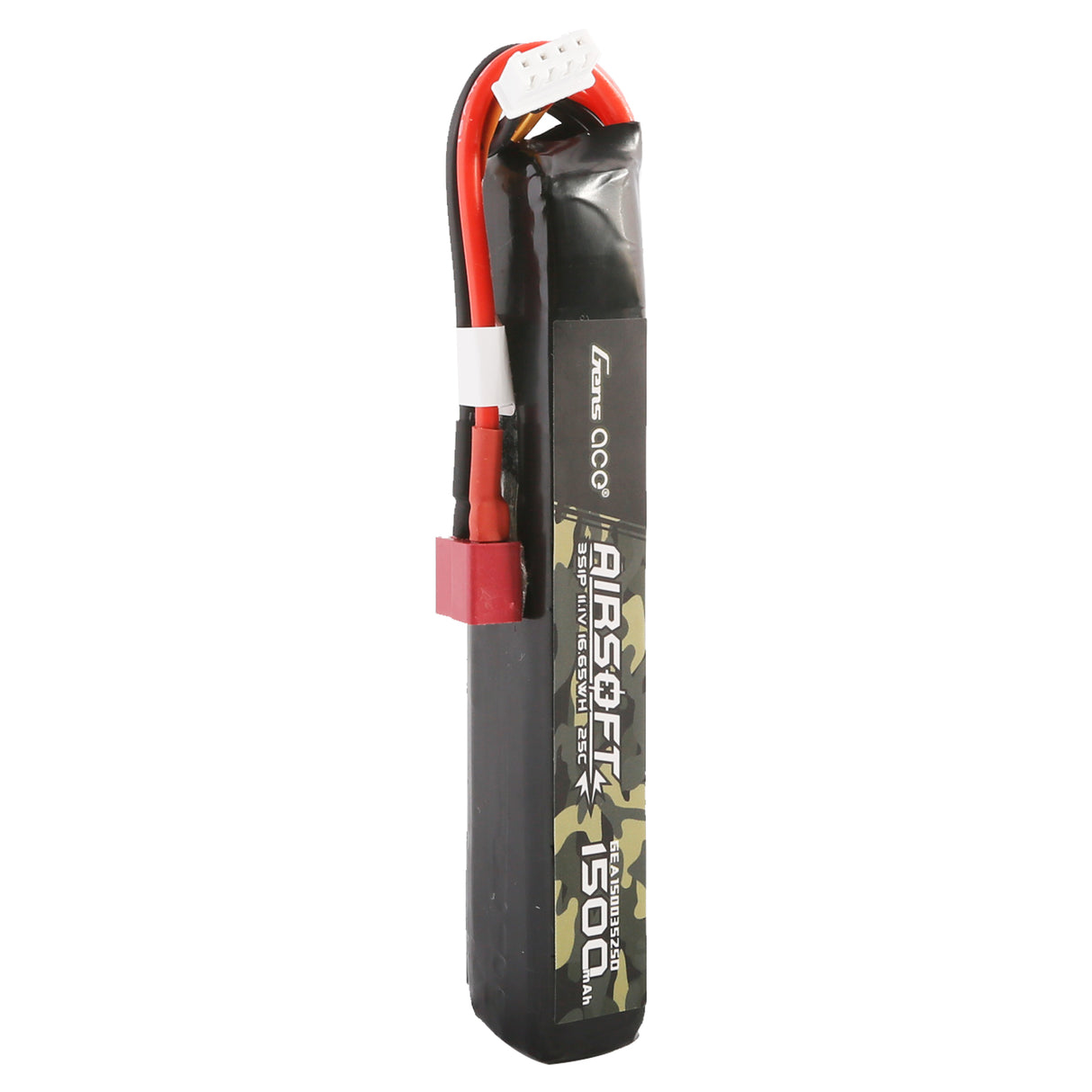 Gens ace 25C 1500 mAh 3S1P 11,1 V Airsoft Gun Lipo Akku mit T-Stecker