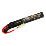 Gens ace 25C 1500 mAh 2S1P 7,4 V Nunchuck 2X Airsoft Gun Lipo Akku mit Mini-Tamiya-Stecker