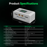 Gens ace iMars D300 Plus Smart Charger | Dual-Channel | G-tech | EW White