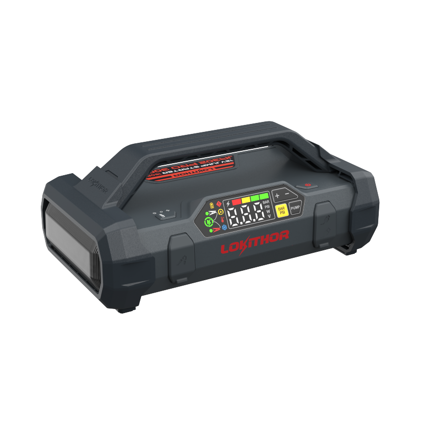 Lokithor JA302 PRO Jump Starter | 150PSI Air Inflator | 12V 3000A