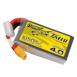 Tattu R-Line Version 4.0 1050 mAh 14,8 V 130C 4S1P Lipo-Akkupack mit XT60-Stecker