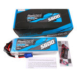 Gens ace 5600mAh 6S 80C 22.2V G-tech Lipo Battery Pack with EC5 Plug