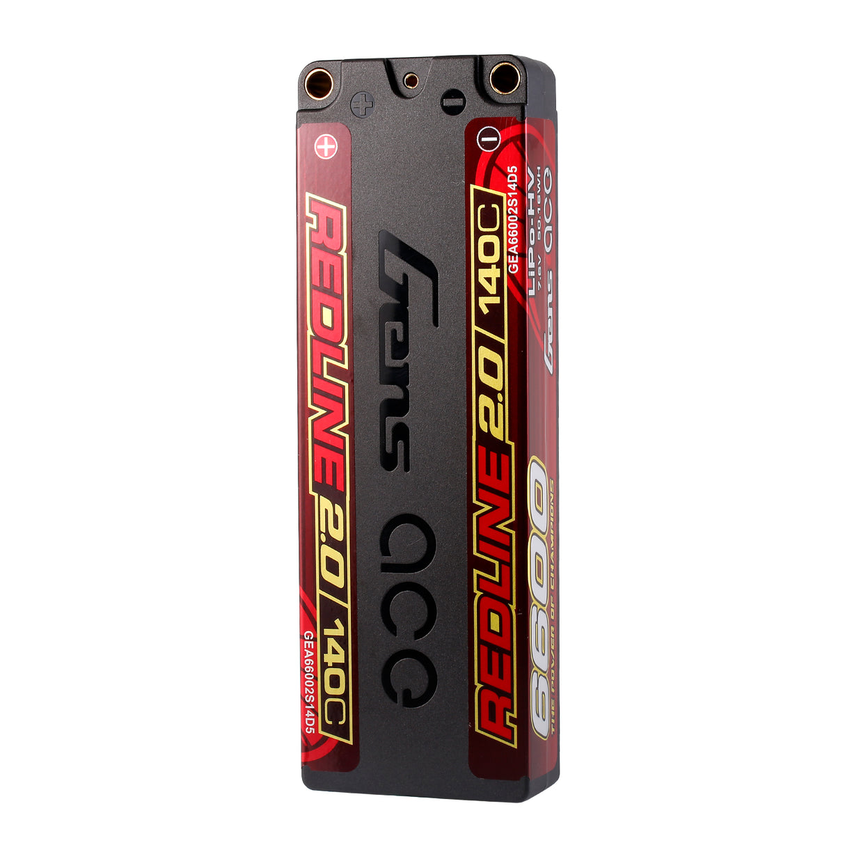 Gens ace Redline 2.0 Series 6600mAh 2S1P 7.6V 140C HardCase HV Lipo Battery Pack with Hardcase 131#