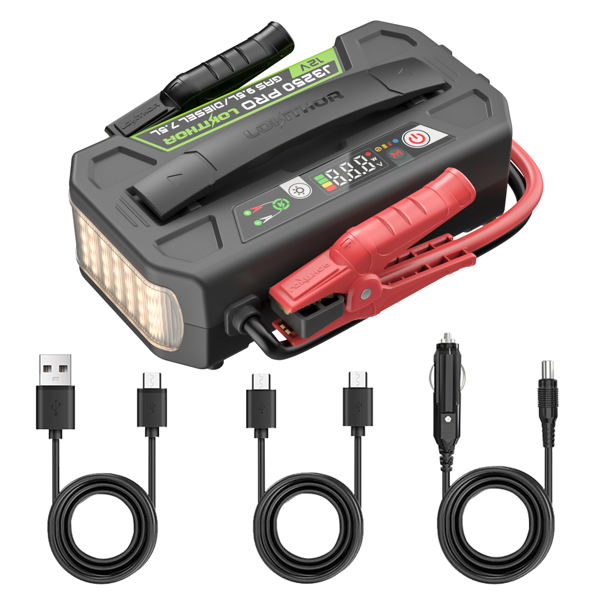 Lokithor J3250 PRO 12V 3250A 74.24Wh LiFePO4 Jump Starter With ConnectMax Technology