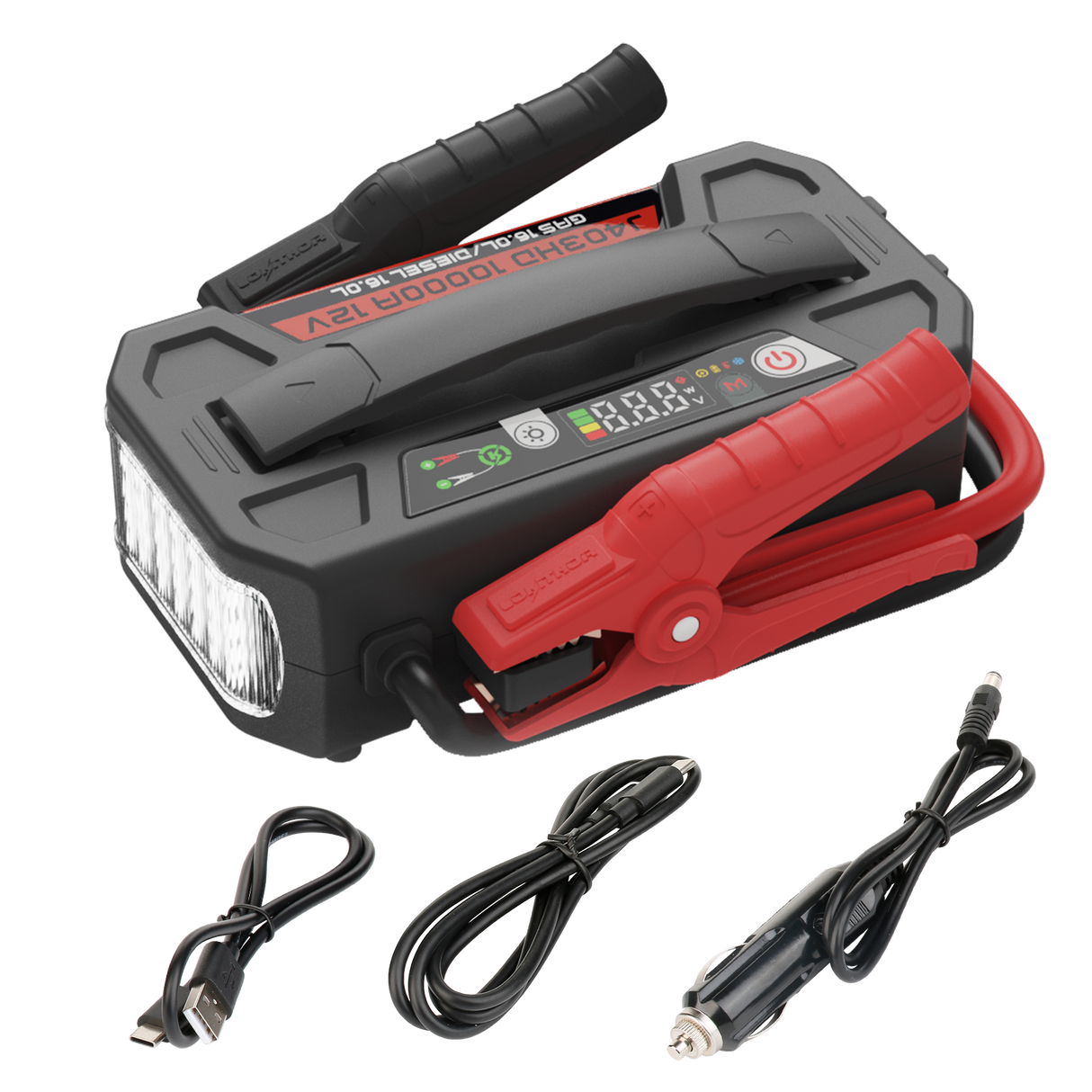 Lokithor J403HD LiPO 12V 236.8Wh 10000A Jump Starter with ConnectMax