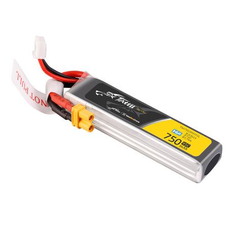 Tattu Lipo 750mAh 95C 2S1P 7.6V HV XT30U-F Long-Pack
