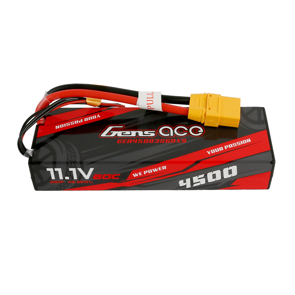 Gens ace 4500mAh 3S1P 11,1V 60C HardCase RC-Auto Lipo-Akku Nr. 24