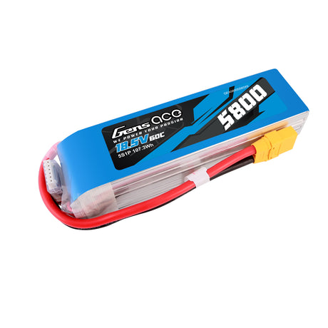 Gens ace 5800 mAh 60C 18,5 V 5S1P Lipo-Akkupack mit XT90-Stecker