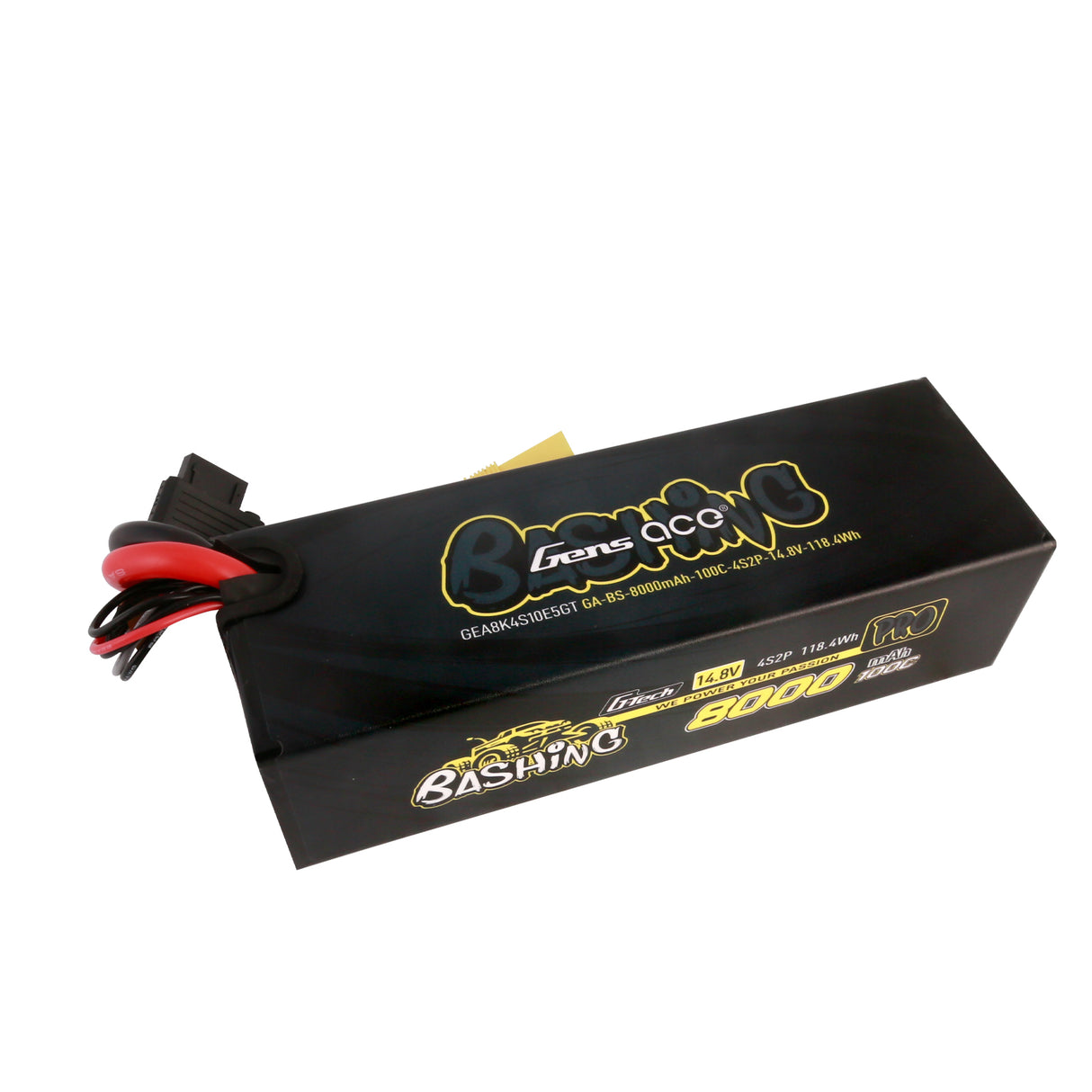 Gens ace G-Tech 8000mAh 14.8V 100C 4S2P Lipo Battery Pack with EC5-Bashing Series Gens ace G-Tech 8000mAh 14.8V 100C 4S2P Lipo Battery Pack with EC5-Bashing Series
