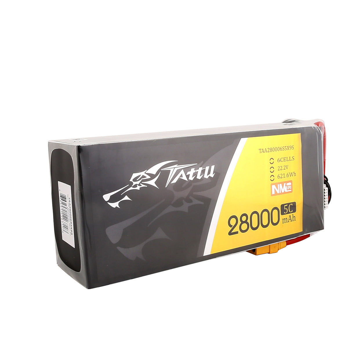 Tattu NMC 28000mAh 22,2V 5C 6S1P Lipo Akkupack mit XT90-S Stecker