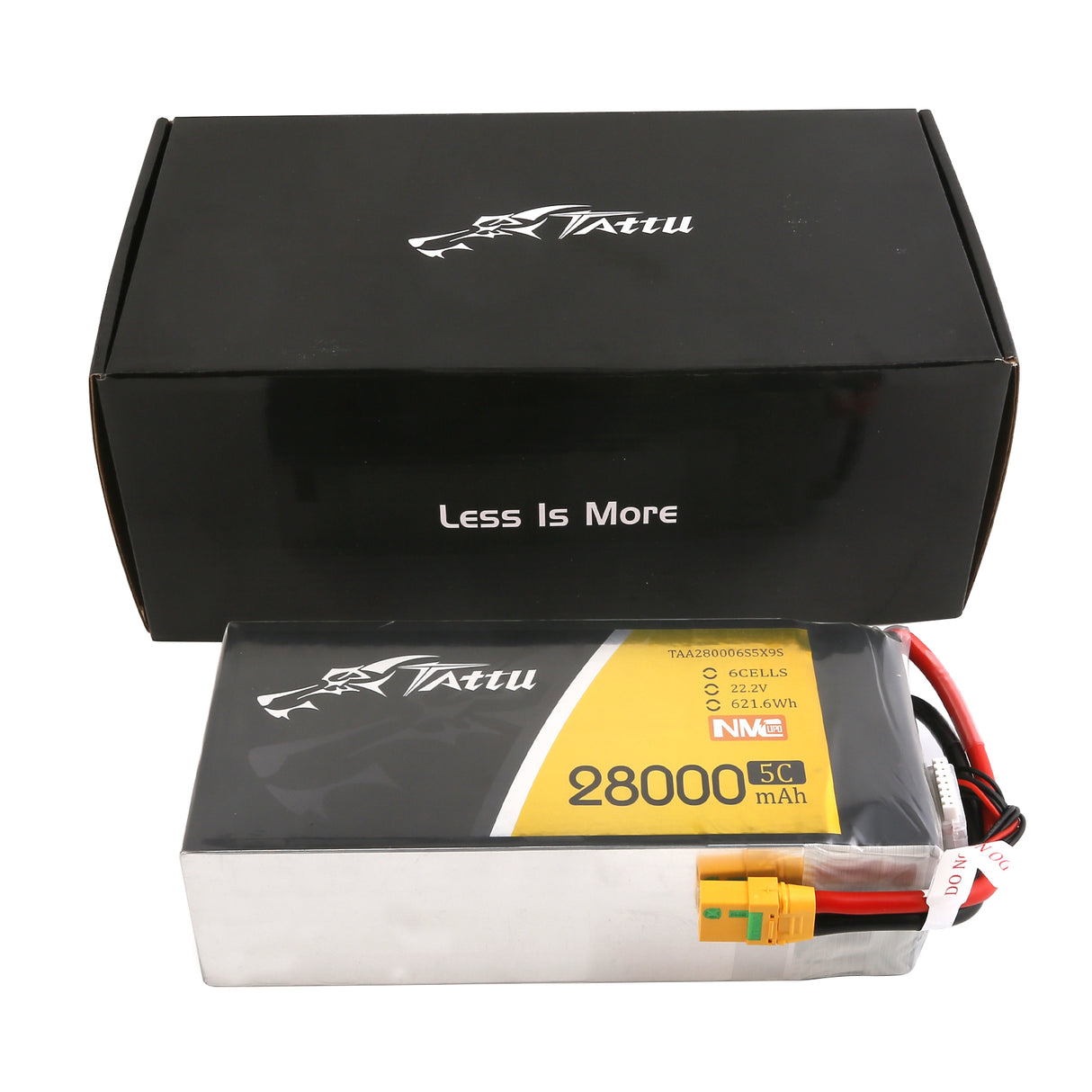 Tattu NMC 28000mAh 22,2V 5C 6S1P Lipo Akkupack mit XT90-S Stecker