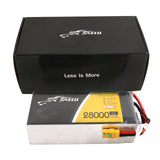 Tattu Semi-Solid State 28000mAh 22.2V 5C 6S1P Lipo Battery Pack with XT90-S plug