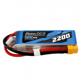 Gens ace Batterie LiPo 3S 11.1V-2200-30C(XT60) 108x33x22mm 175g