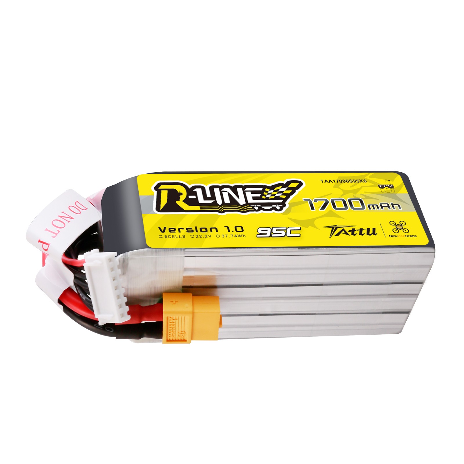 Batterie Lipo Tattu R-Line 4S 1550mAh 130C - Version 4.0 - Drone