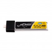 Tattu 1S 550mAh 75C 3.8V HV Lipo Battery with BT2.0 Plug (5PCS)